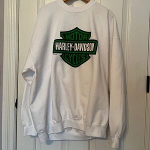 Harley-Davidson Crewneck Sweatshirt – White – XXL